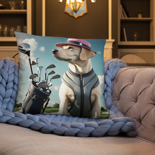 Basic Pillow-Labrador Retriever Golfer V4