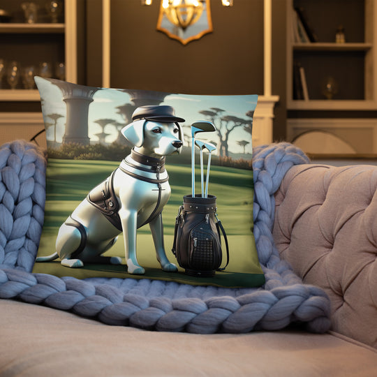 Basic Pillow-Labrador Retriever Golfer V18