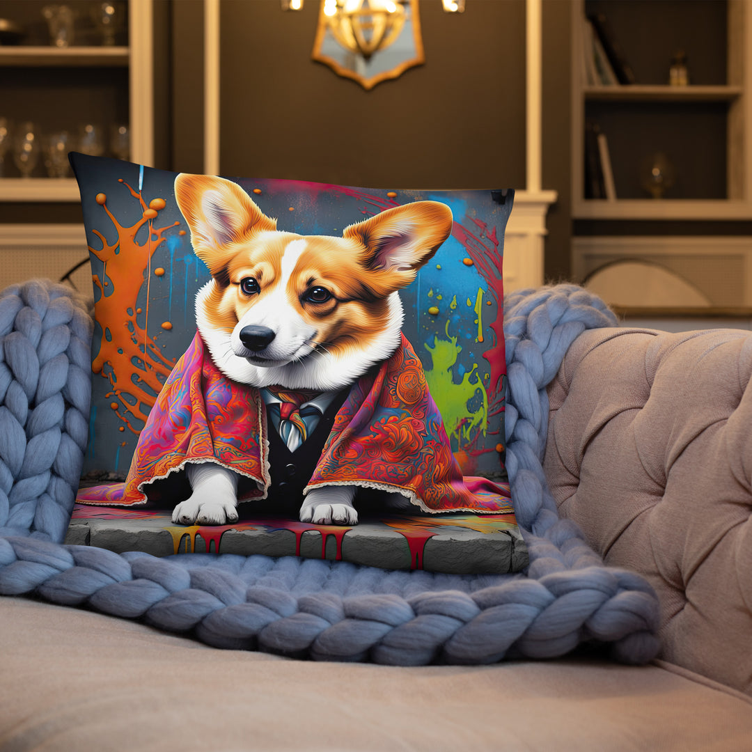 Pembroke Welsh Corgi- Basic Pillow v3