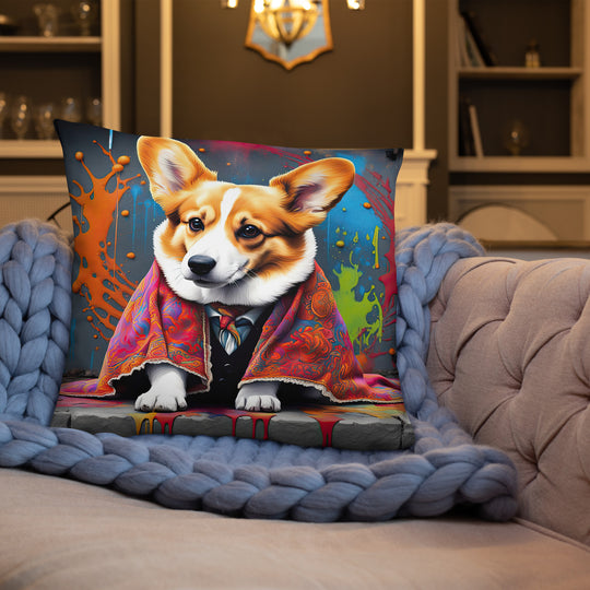 Pembroke Welsh Corgi- Basic Pillow v3