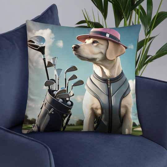 Basic Pillow-Labrador Retriever Golfer V4