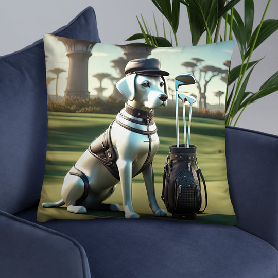 Basic Pillow-Labrador Retriever Golfer V18