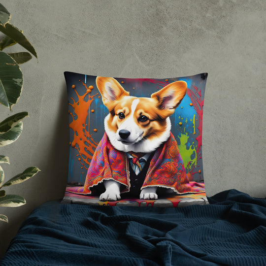 Pembroke Welsh Corgi- Basic Pillow v3