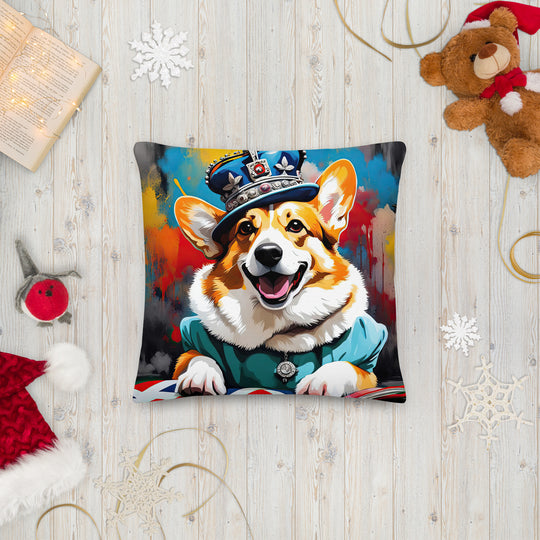 Pembroke Welsh Corgi- Premium Pillow v2