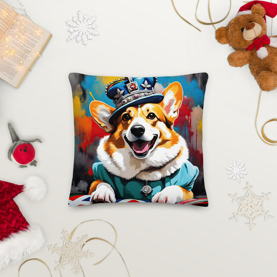 Pembroke Welsh Corgi- Premium Pillow v2