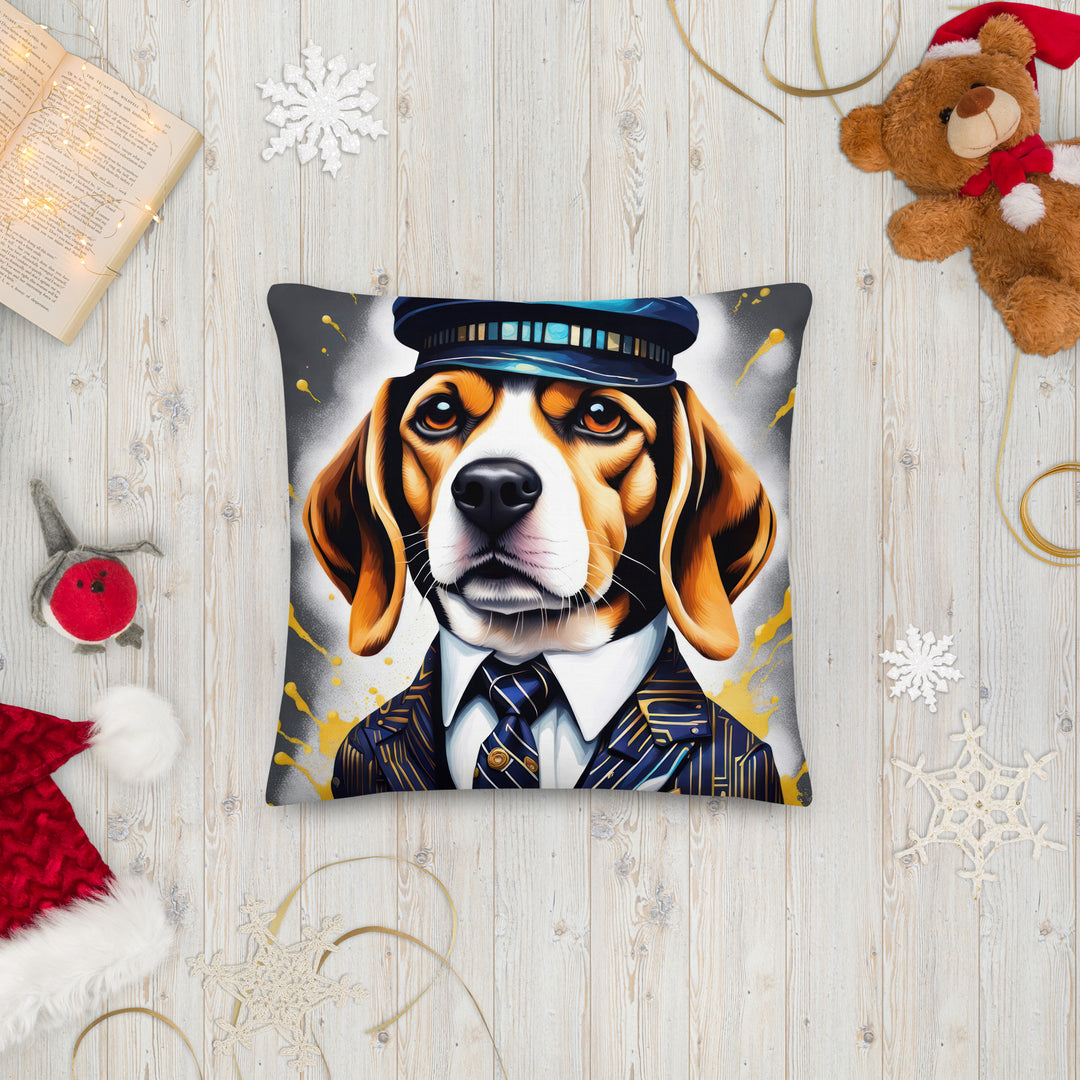 Beagle- Premium Pillow v5