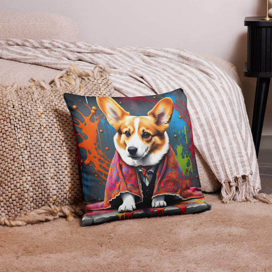Pembroke Welsh Corgi- Premium Pillow v3