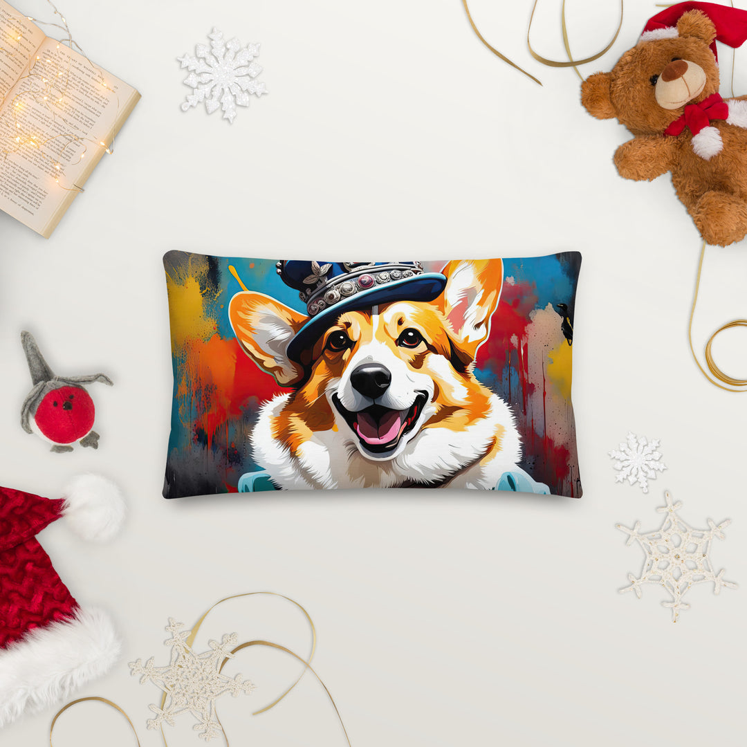 Pembroke Welsh Corgi- Premium Pillow v2