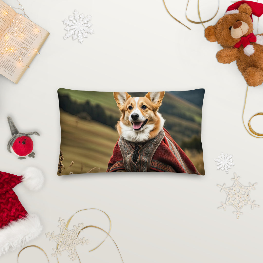 Pembroke Welsh Corgi- Premium Pillow v4