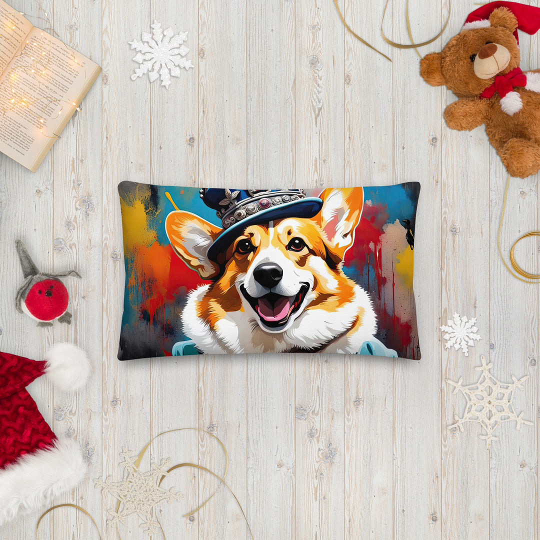 Pembroke Welsh Corgi- Premium Pillow v2