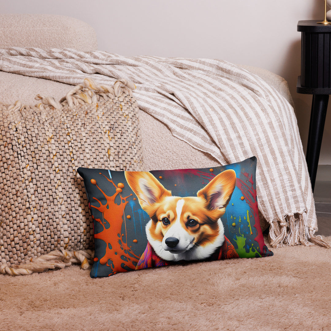 Pembroke Welsh Corgi- Premium Pillow v3