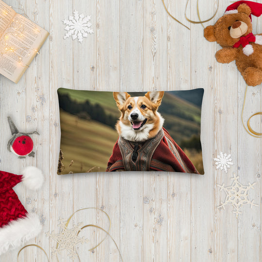 Pembroke Welsh Corgi- Premium Pillow v4