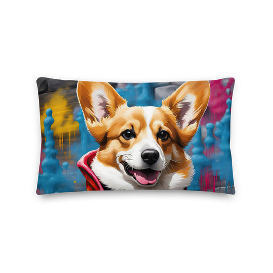 Pembroke Welsh Corgi- Premium Pillow v5