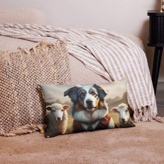 Australian Shepherd- Premium Pillow v4