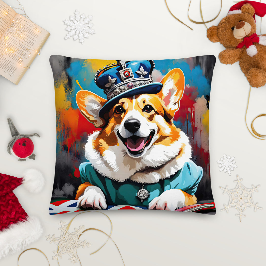 Pembroke Welsh Corgi- Premium Pillow v2