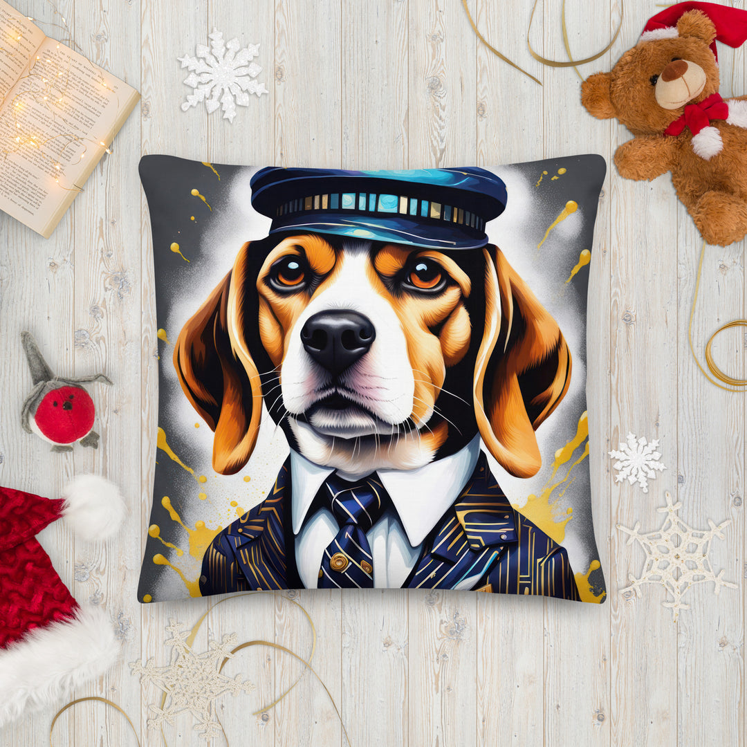 Beagle- Premium Pillow v5