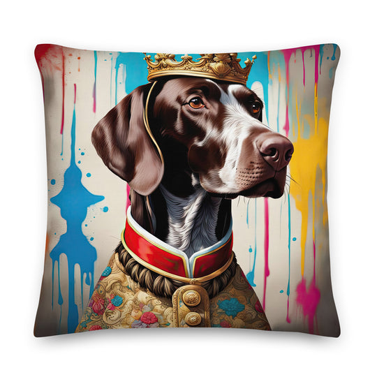 German Shorthaired Pointer- Premium Pillow