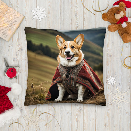 Pembroke Welsh Corgi- Premium Pillow v4
