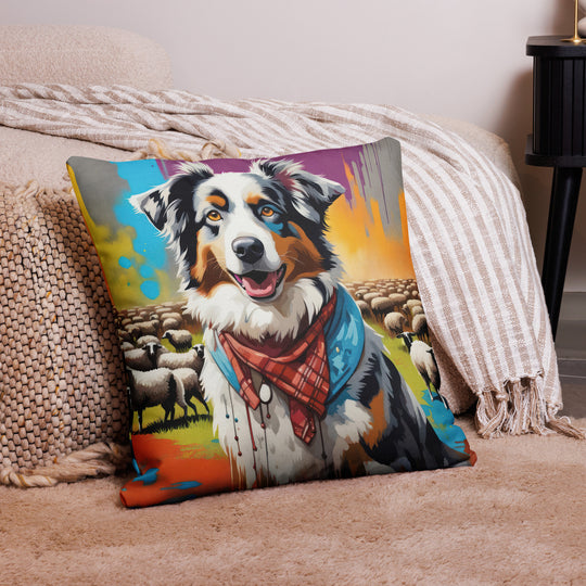 Australian Shepherd- Premium Pillow v3