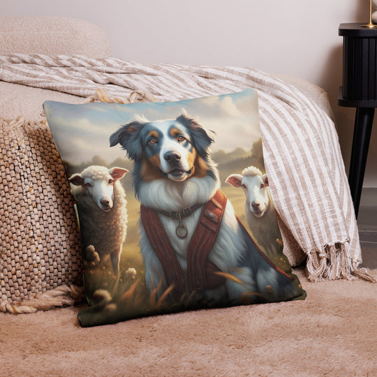 Australian Shepherd- Premium Pillow v4