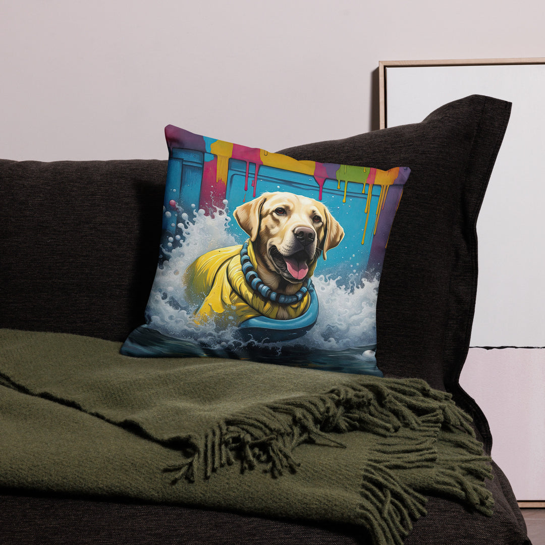 Premium Pillow Case-Labrador Retriever