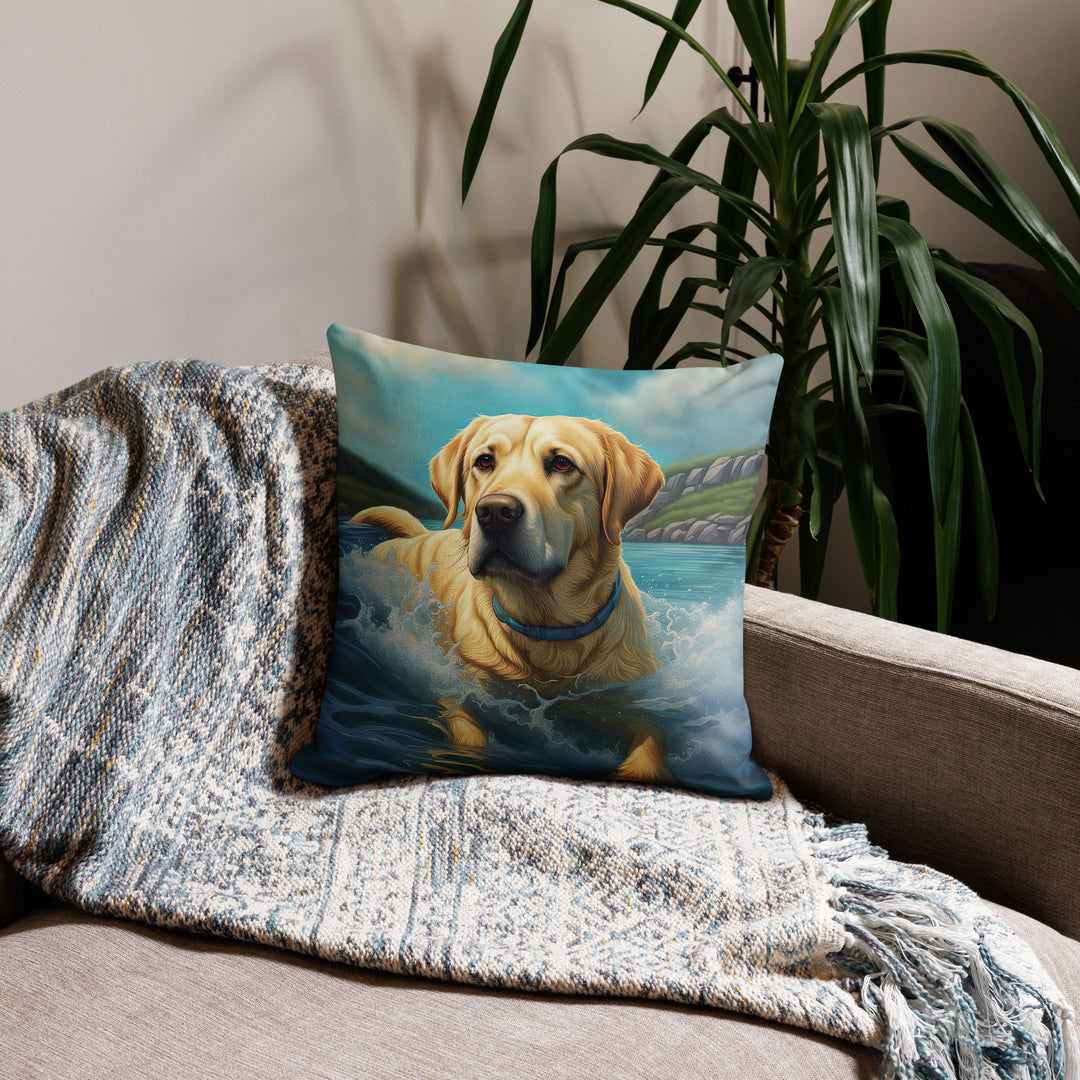 Premium Pillow Case-Labrador Retriever V2