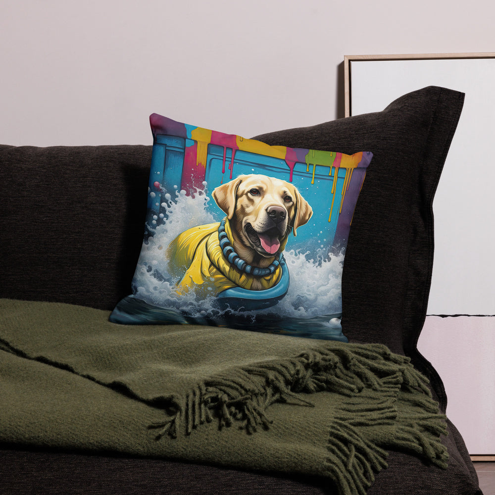 Premium Pillow Case-Labrador Retriever