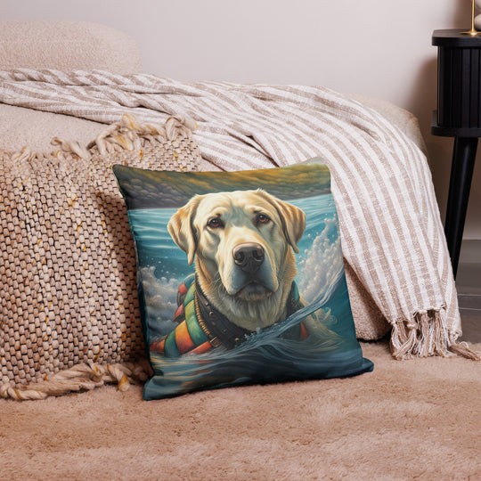 Premium Pillow Case-Labrador Retriever V4