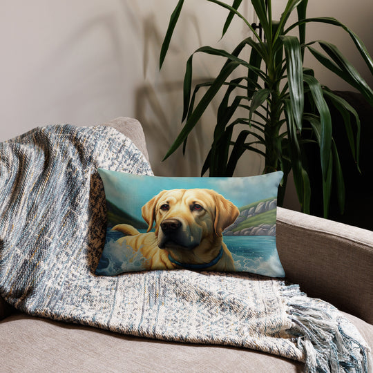 Premium Pillow Case-Labrador Retriever V2