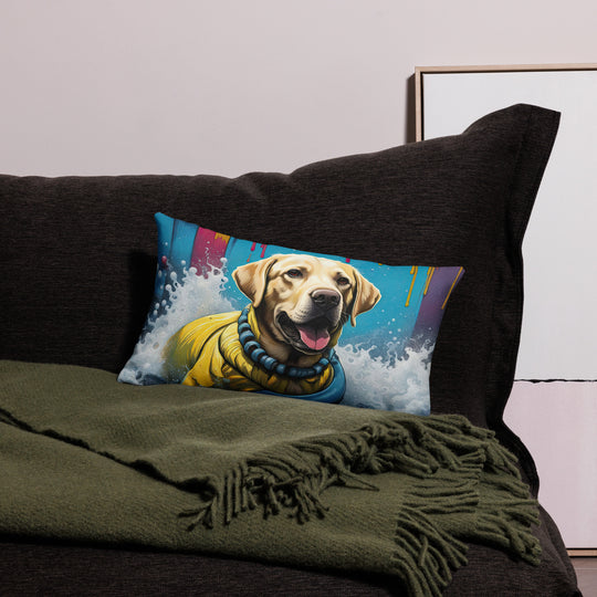 Premium Pillow Case-Labrador Retriever