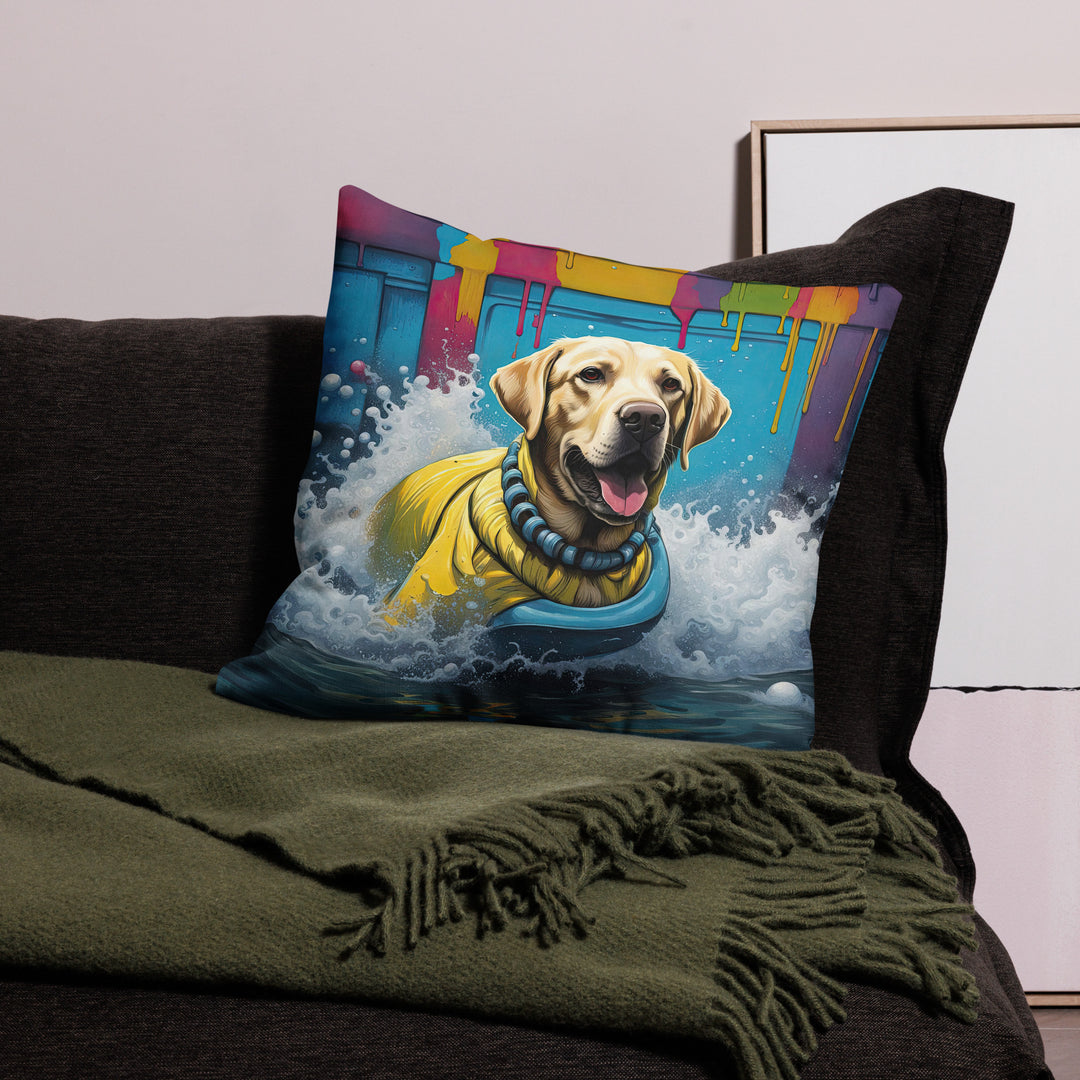 Premium Pillow Case-Labrador Retriever