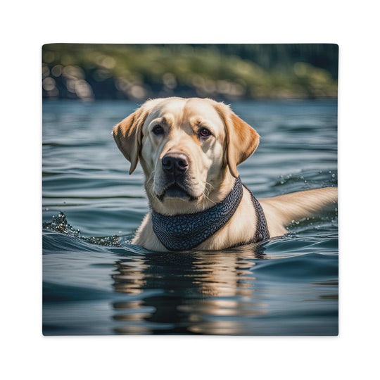 Premium Pillow Case-Labrador Retriever V3