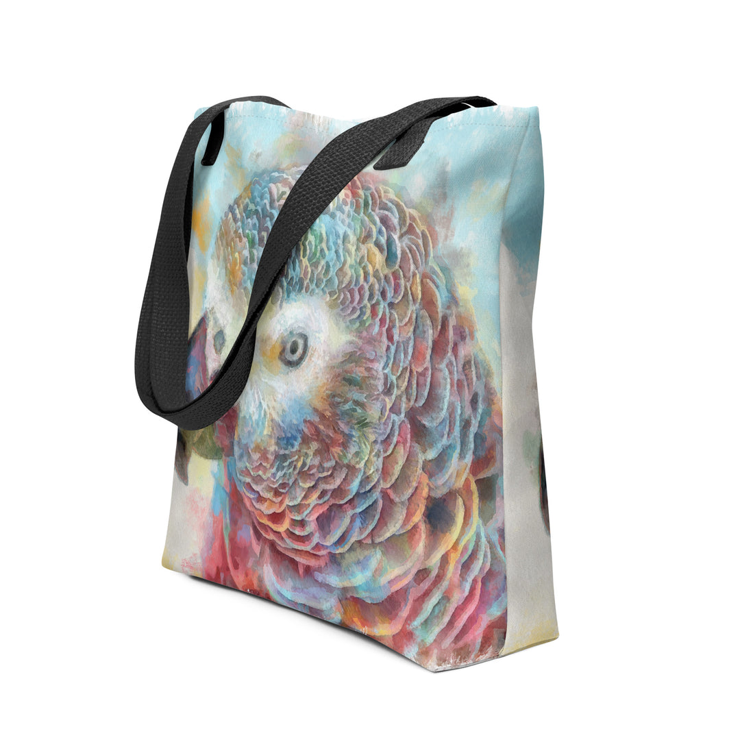 Tote bag - african grey parrot