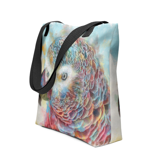 Tote bag - african grey parrot