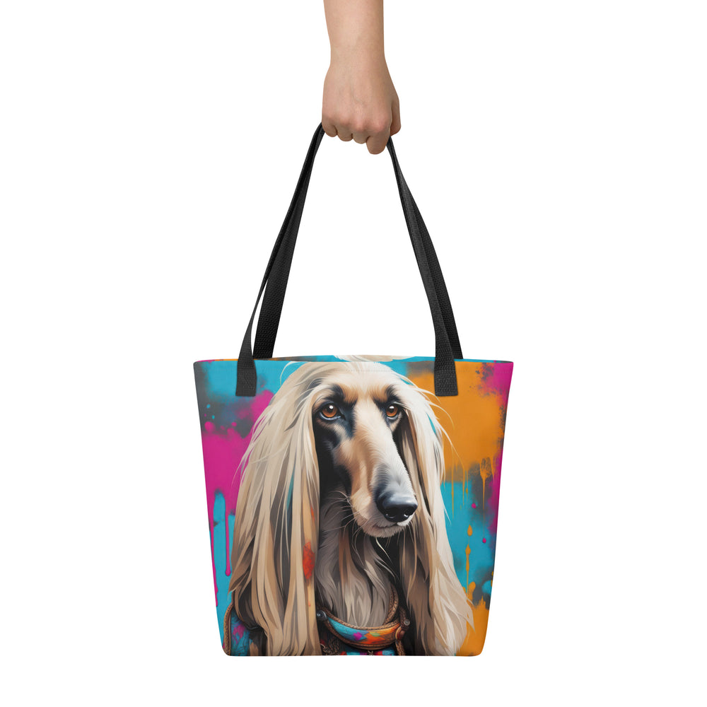 Tote bag-Afghan Hound