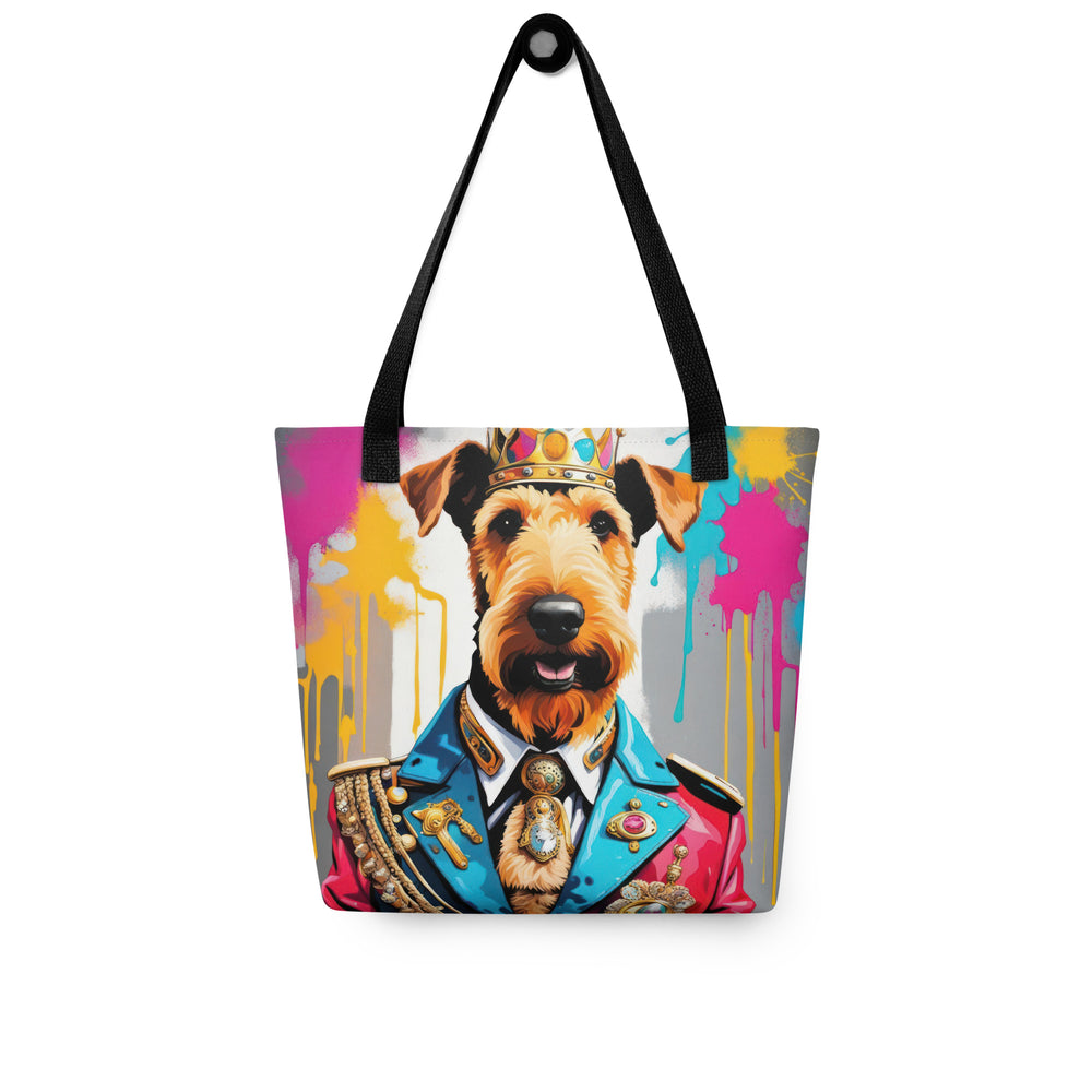 Tote bag-Airedale Terrier