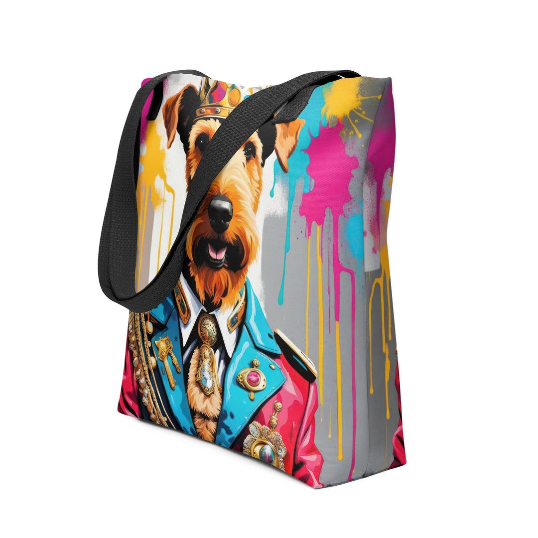 Tote bag-Airedale Terrier