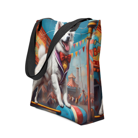 Tote bag-American Eskimo Dog V4