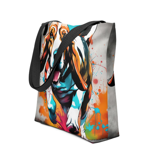 Tote bag-Basset Hound