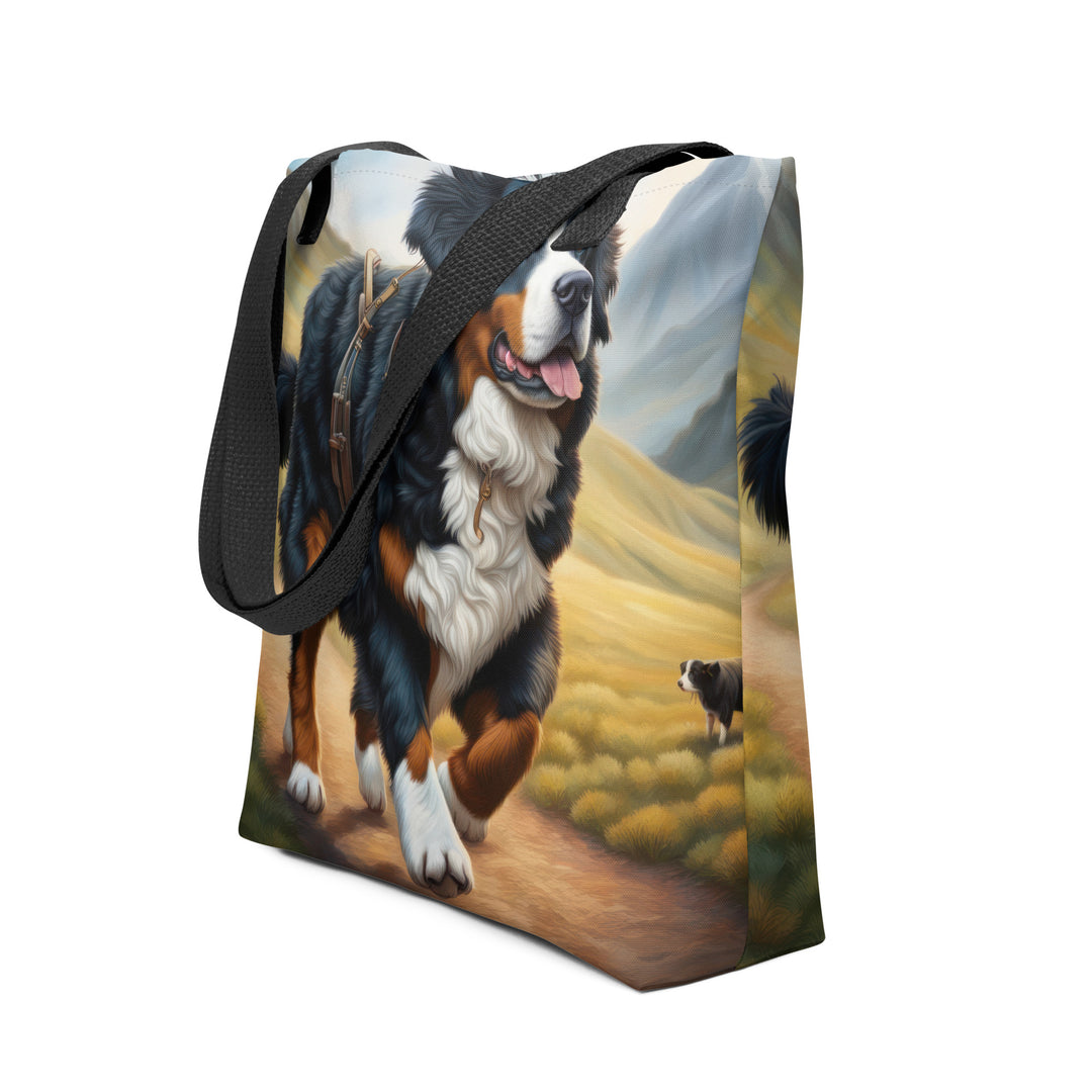 Tote bag-Bernese Mountain Dog