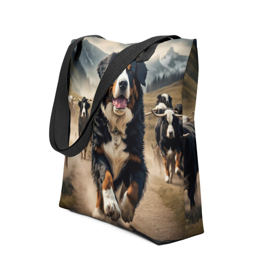 Tote bag-Bernese Mountain Dog V2