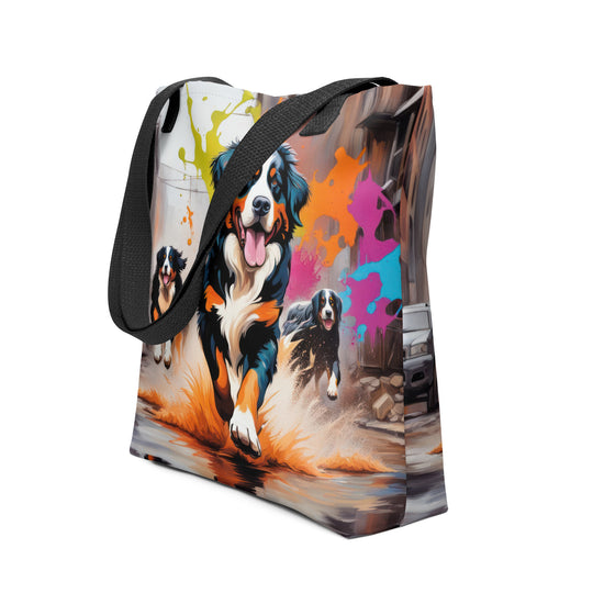 Tote bag-Bernese Mountain Dog V3