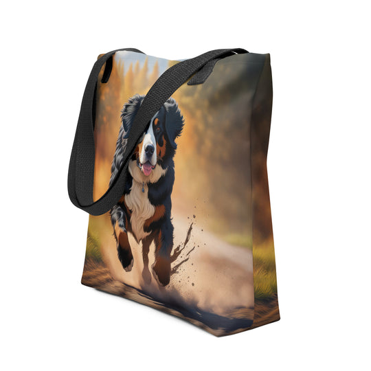 Tote bag-Bernese Mountain Dog V5