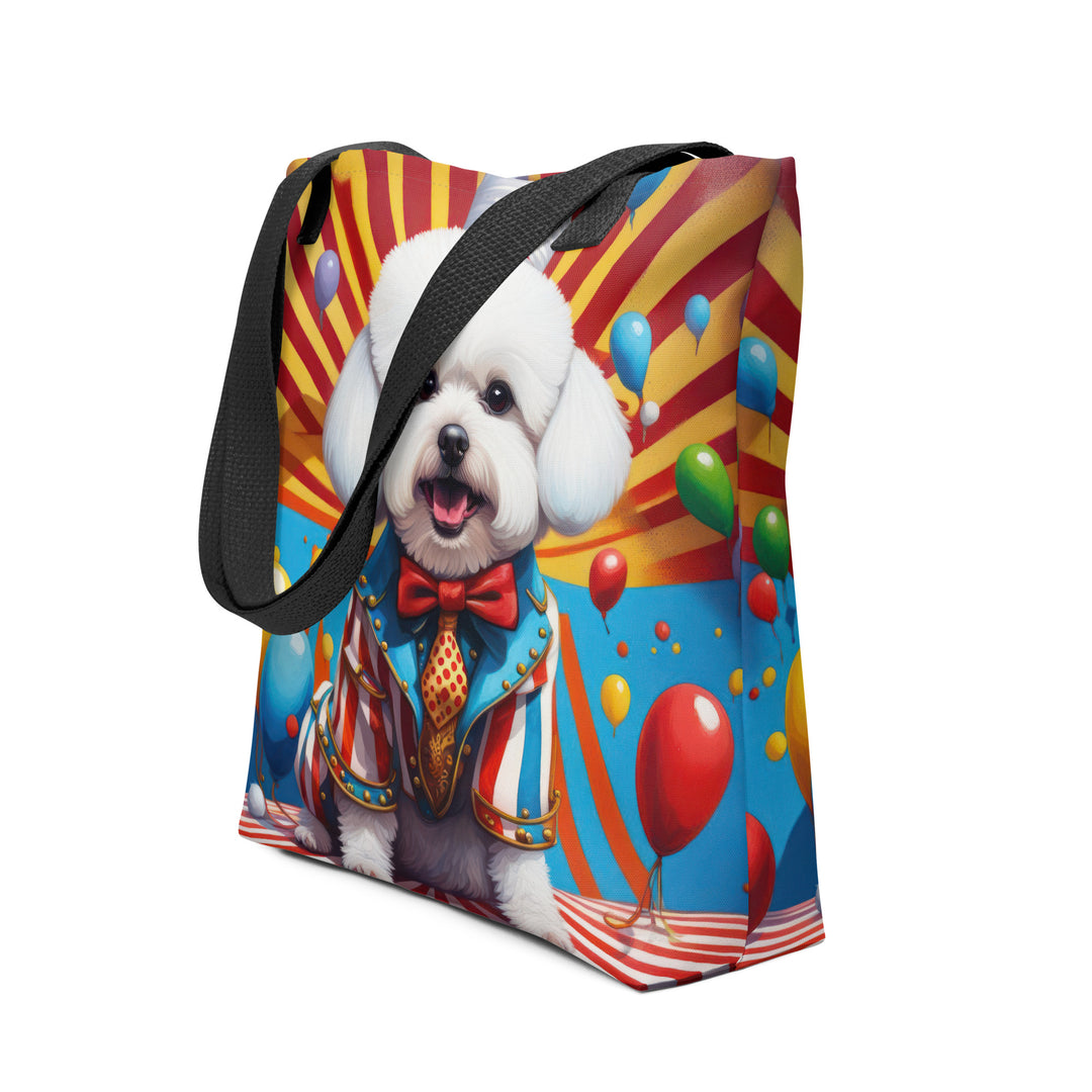 Tote bag-Bichon Frise Dog