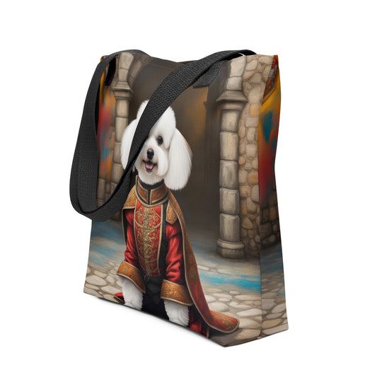 Tote bag-Bichon Frise Dog V3