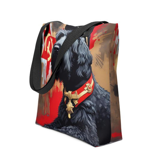 Tote bag-Black Russian Terrier V2