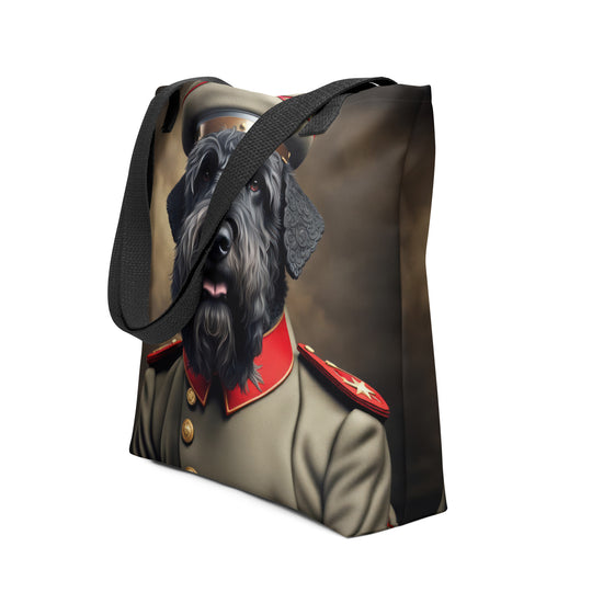 Tote bag-Black Russian Terrier V4