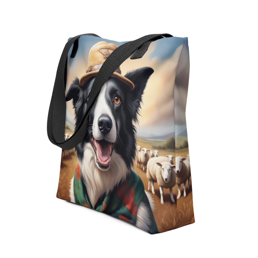 Tote bag-Border Collie V2