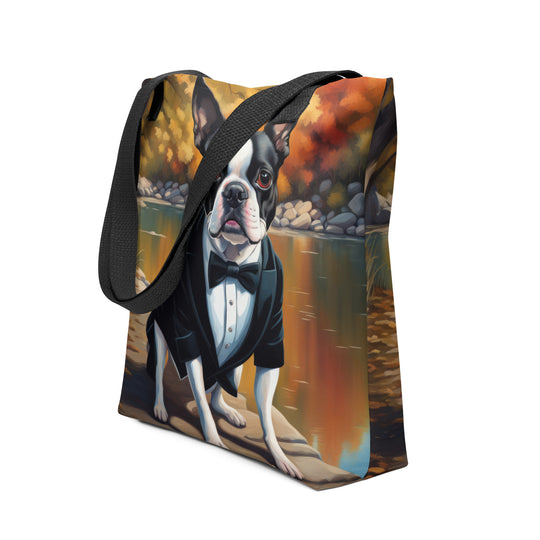 Tote bag-Boston Terrier V2