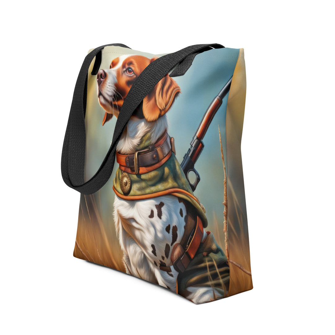 Tote bag-Brittany Dog V4